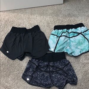 size 6 LULU lemon shorts